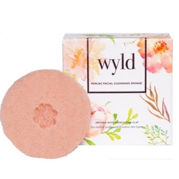 Wyld Skincare Konjac Sponge French Pink Clay - Picture 1 of 1